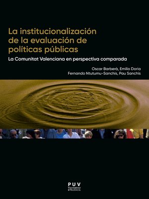cover image of La institucionalización de la evaluación de políticas públicas